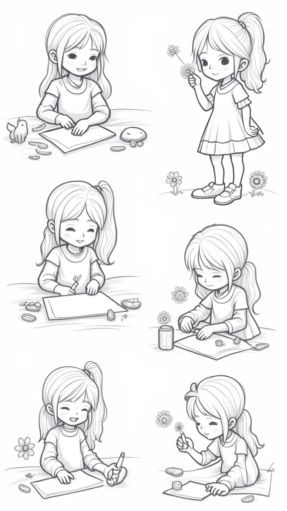 girl coloring pages to print